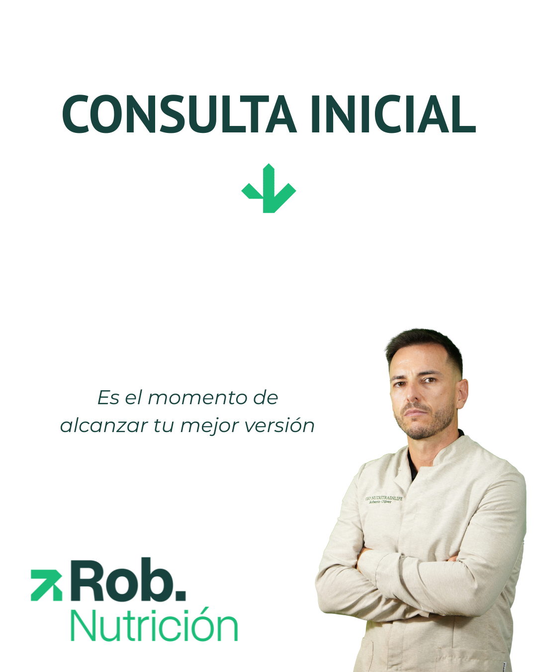 Consulta inicial de Nutrición Personalizada con Roberto